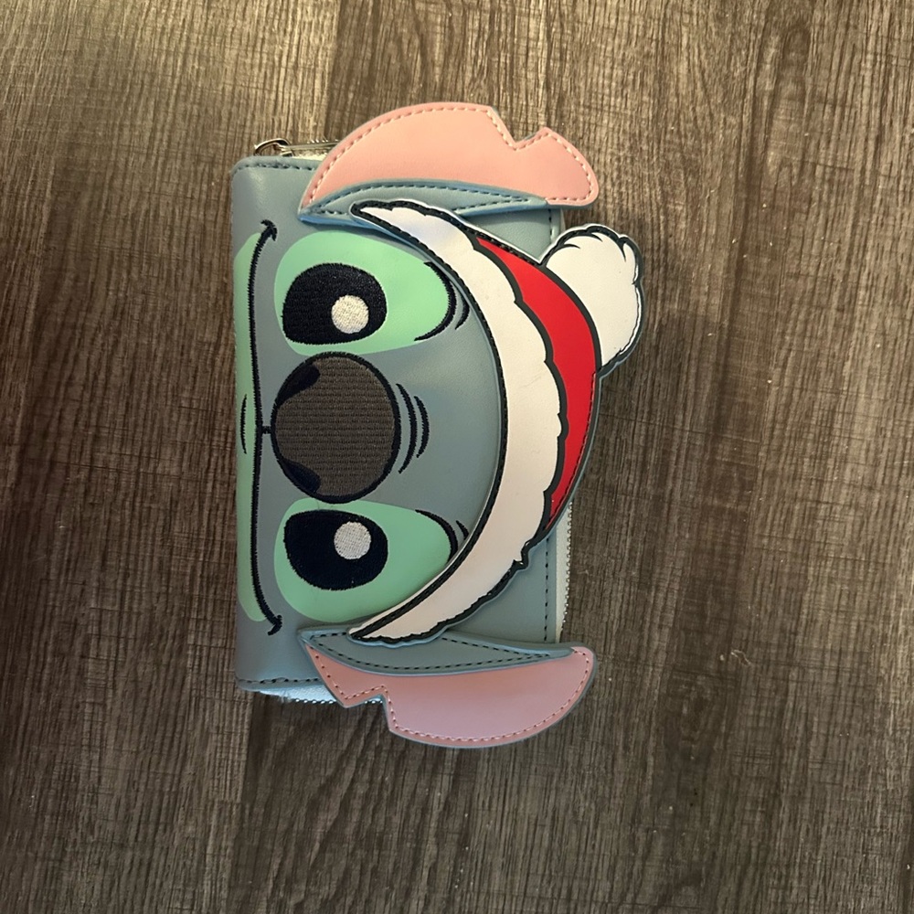 Stitch Santa Loungefly Wallet
